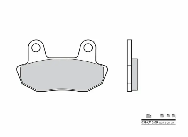 Brembo Street Carbon bremseklosser Foran 