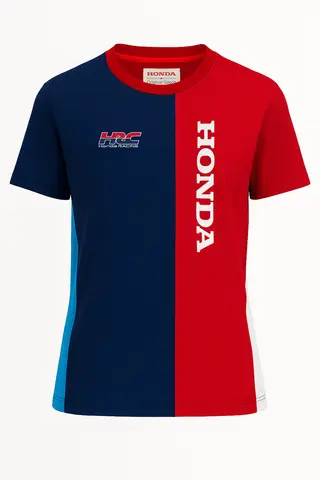 Honda HRC Racing T-Skjorte Rød / Marineblå med HRC Design