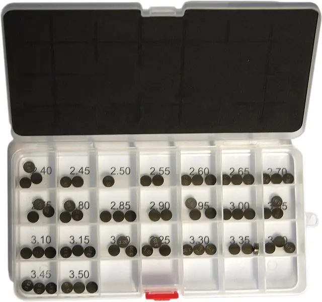 Prox Shim Box 9.48X1.225-3.475 Valve Shim 9.48X1.225-3.475 Box Assortm 