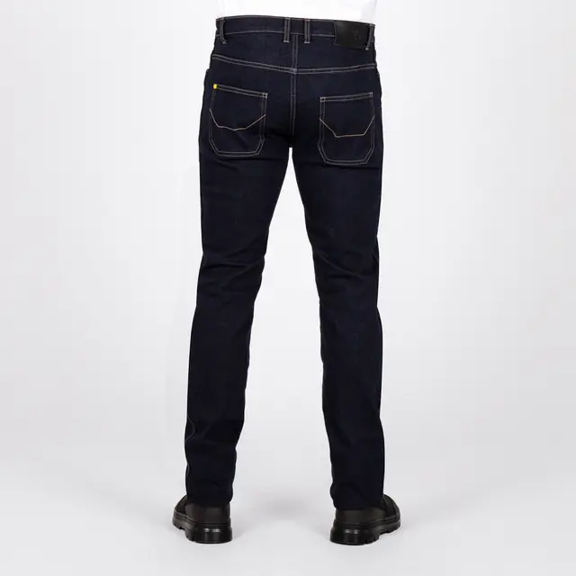 Knox Calder Denim Jeans Blå XL, Kort CE A - Et lags 