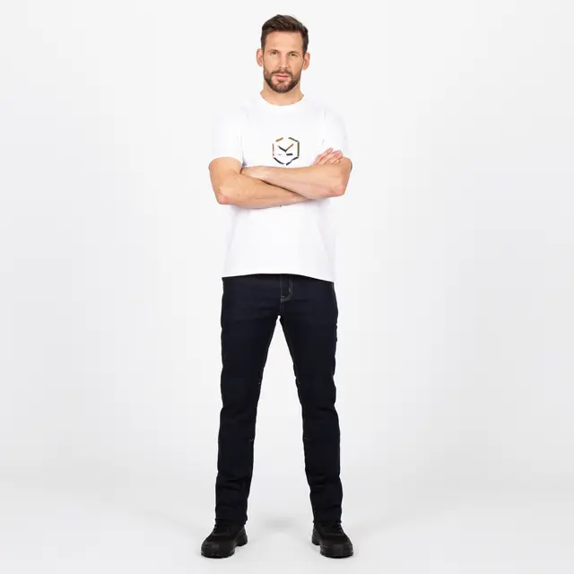Knox Calder Denim Jeans Blå XL, Kort CE A - Et lags 