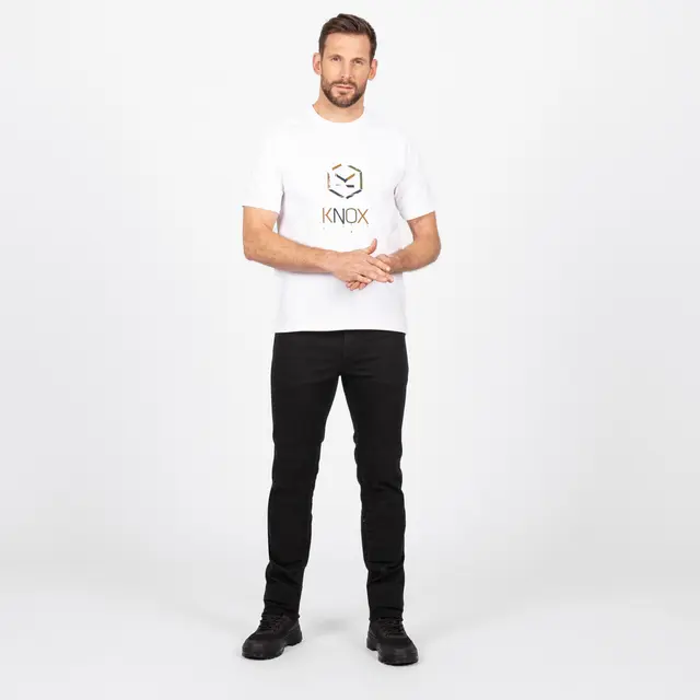 Knox Calder Denim Jeans Blå XL, Kort CE A - Et lags 