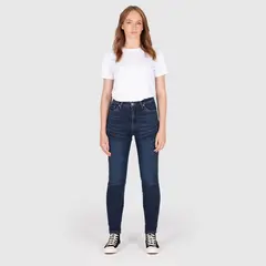 Knox Colton Skinny Dame Jeans XS 8 reg, bl&#229;