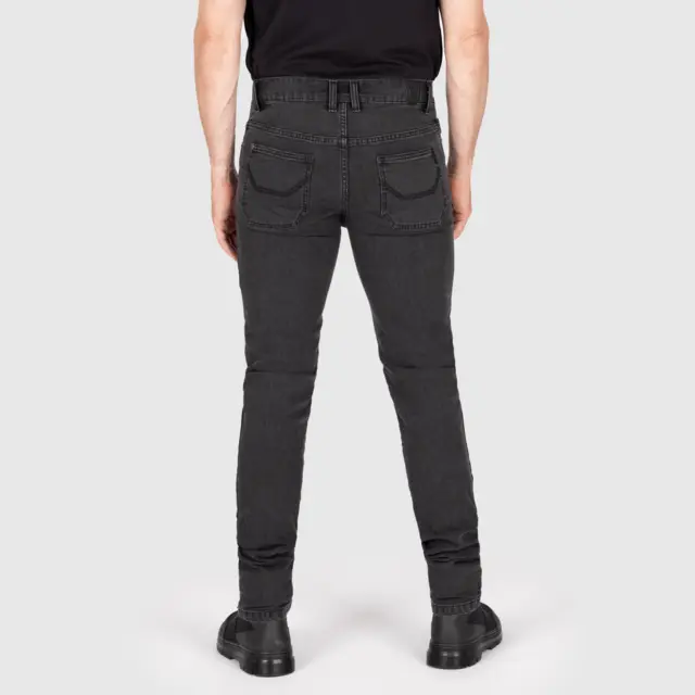 Knox Colton Slim Jeans Grå 38 Kort Supersoft Charcoal 