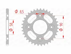 AFAM  Bakdrev 420 34T Honda MSX 125 (21-)