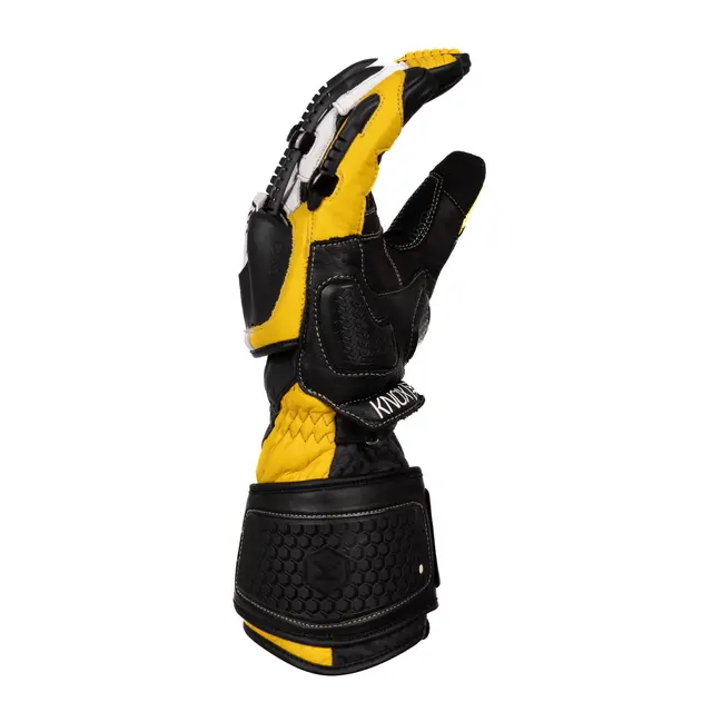 Knox Handroid MK5 Hanske Gul L Unik og sikker racing/sport hanske 