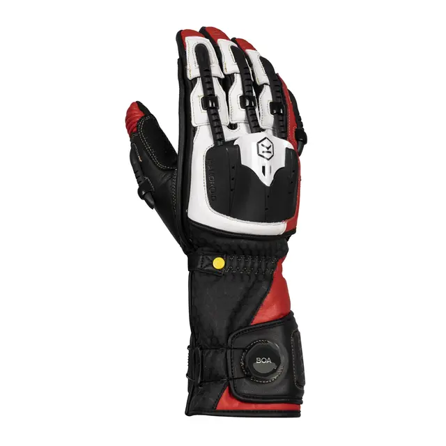 Knox Handroid MK5 Hanske Rød L Unik og sikker racing/sport hanske 
