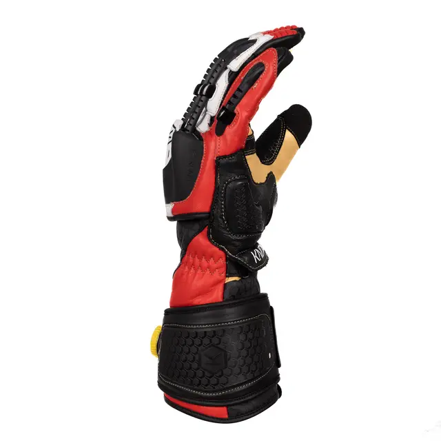 Knox Handroid MK5 Hanske Gul L Unik og sikker racing/sport hanske 