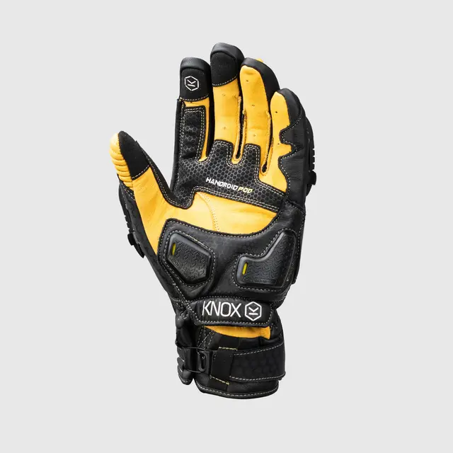 Knox Handroid POD MK5 hanske Gul S Black/Sand 