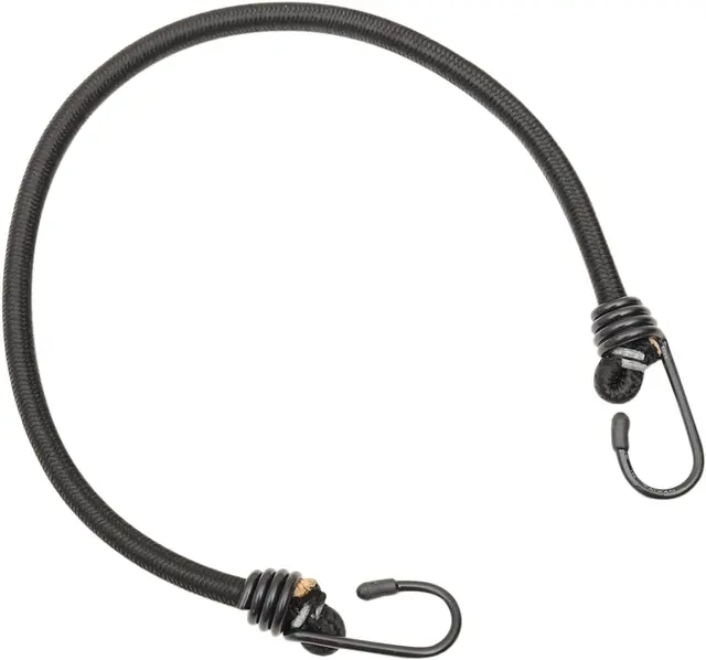 Parts Unlimited Bungee Cord Blk 24"2 Ho Bungee Cord 2 Hooks 24" Black 
