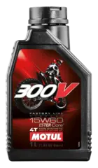 MOTUL 300V Fac. 15W-60 4 Liter. Racing