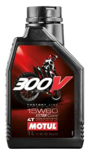 MOTUL 300V Fac. 15W-60 4 Liter. Racing