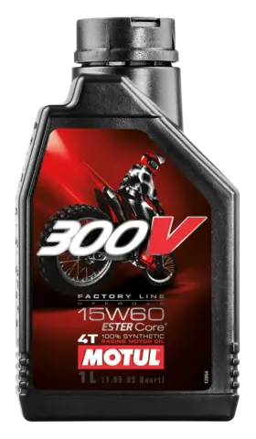 MOTUL 300V Fac. 15W-60 4 Liter. Racing