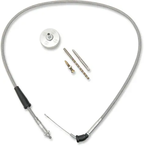 Moose Racing Carb Cvr/Cable-Blstr Pol Carburetor Cap Kit Polished Yamaha