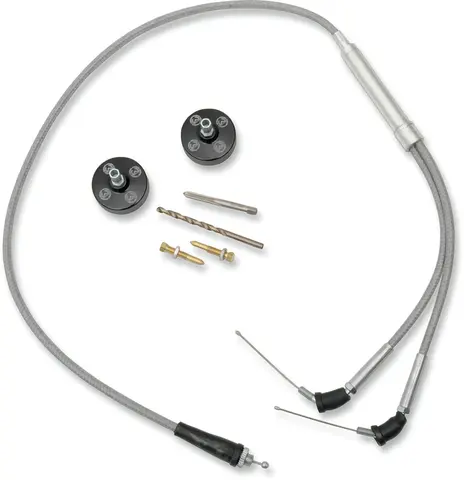 Moose Racing Carb Cvr/Cable-Bansh Blk Carburetor Cap Kit Black Yamaha