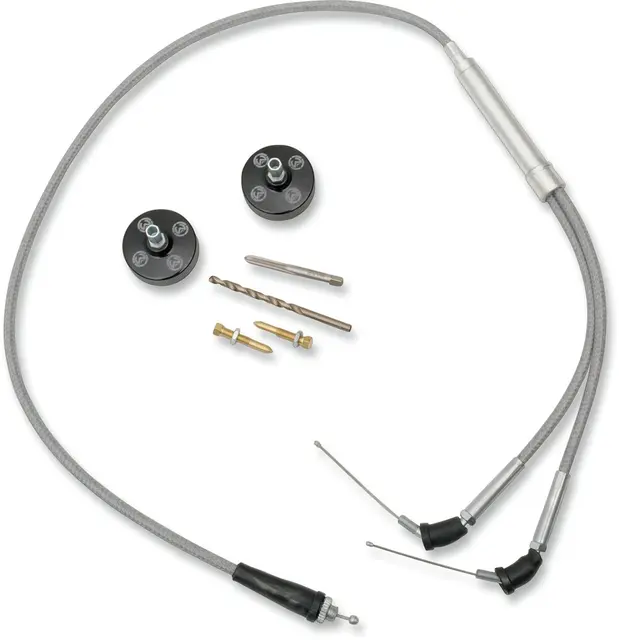 Moose Racing Carb Cvr/Cable-Bansh Blk Carburetor Cap Kit Black Yamaha 