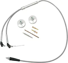 Moose Racing Carb Cvr/Cable-Bansh Pol Carburetor Cap Kit Polished Yamaha