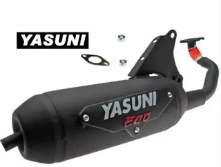 YASUNI Eco Full Exhaust System - Svart Eksosanlegg