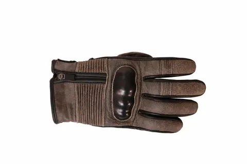 Motostyle Classic Zip Hansker Robust skinnhanske i retro design