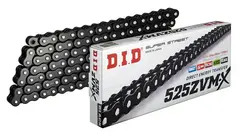 D.I.D 525ZVM-X2 X-Ring Drive Chain 525 Svart/Svart 118L