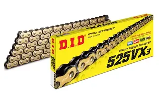D.I.D X-Ring Kjede 525VX3 116L Gull