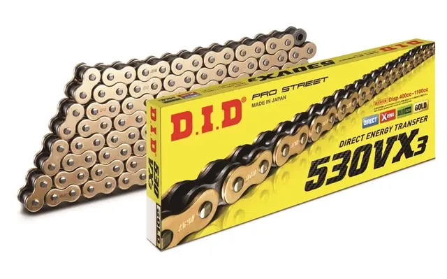 D.I.D 530VX3 X-Ring 114L Gold/Black 