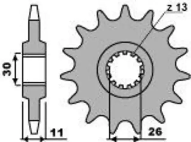 PBR 15T Framdrev Stål Tenere 700 19- 