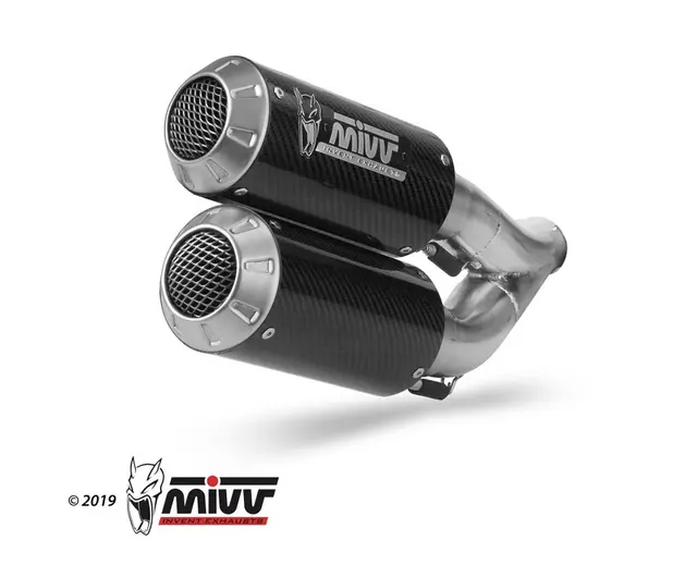 MIVV Double MK3 Silencer Carbon Honda CB1000R 