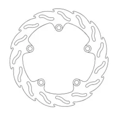 Moto Master Bremseskive Bak 110620, Flamme