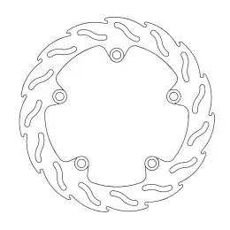 Moto Master Bremseskive Bak 110620, Flamme