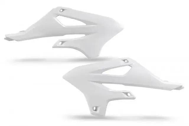 UFO Radiatordeksel Hvit Yamaha YZ85 2022- 