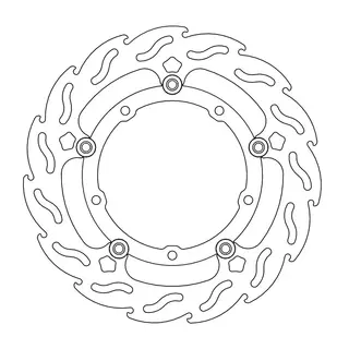 Moto Master Bremseskive Front Venstre 282 MM