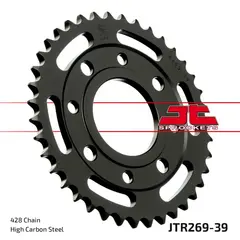 JTSprocket 428 Bakdrev JTR269.39T Passer MSX 125 Ombygd til 428