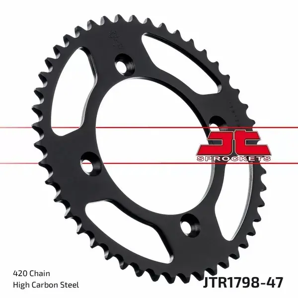 JT Sprocket 47T Bakdrev YZ65 - 420 