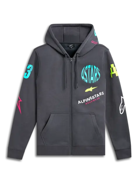Alpinestars Variegate Zip Hoodie Sort M 