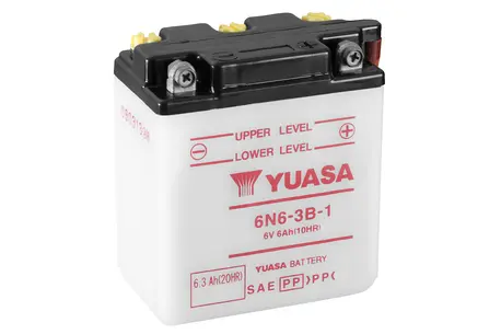 Yuasa batteri 6n6-3b-1 Med syrebeholder