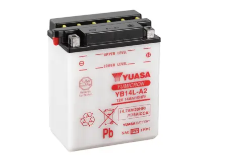 Yuasa YB14L-A2 Batteri Syre Medf&#248;lger