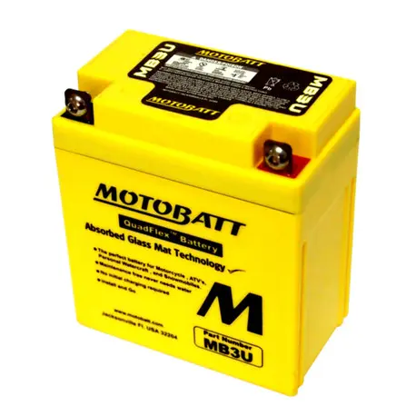 MOTOBATT batteri MB3U Lukket batteri