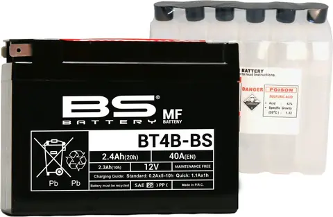 BS Battery BT4B-BS MF Tilsvarer GT4BS