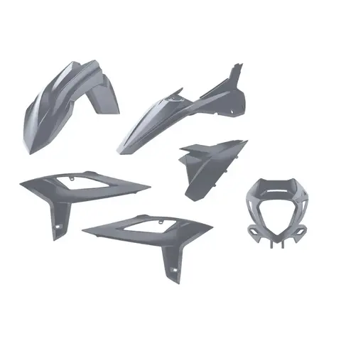 Polisport plastkit Beta Gr&#229; Beta Enduro 125-480 20-