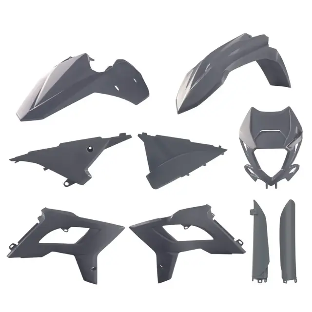 Polisport plastkit Beta Grå 13-17 Beta Enduro 125-480 13-17 