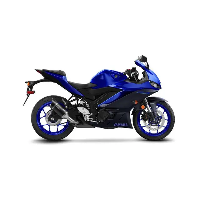 Leovince Lv Pro Carbon Fiber Slip-On Sbk Lv Pro Yamaha Yzf-R3 / Mt-03 Car 
