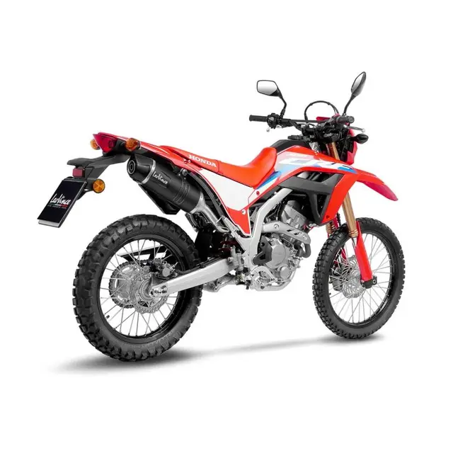 Leovince Lv One Evo Black Edition Slip- Sbk Lv One Evo Black Honda Crf 300 L / 