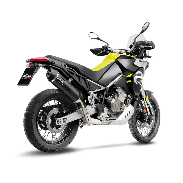 Leovince Lv One Evo Black Edition Slip- Sbk Lv One Evo Black Aprilia Tuareg 660 