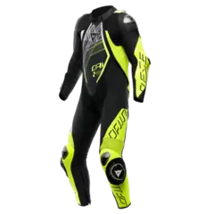 Dainese Audax Skinndress Gul 56 1-del - Perforert