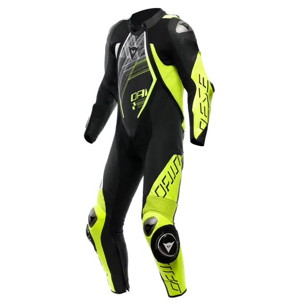 Dainese Audax Skinndress Gul 56 1-del - Perforert 
