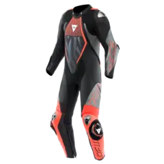 Dainese Audax Skinndress Rød 44 1-del - Perforert