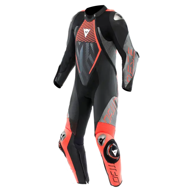 Dainese Audax Skinndress Rød 54 1-del - Perforert 