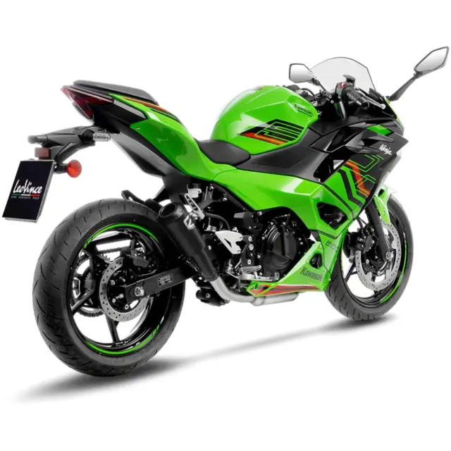 Leovince Lv-10 Full Black Slip-On Sbk Lv-10 Full Black Kawasaki Ninja 400 