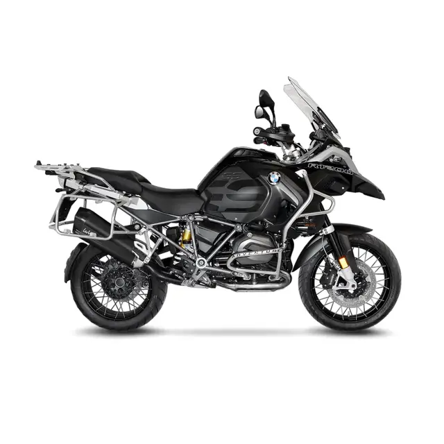 Leovince Lv-12 Black Edition Slip-On Sbk Lv-12 Black Bmw R 1250 Gs/Adventure 